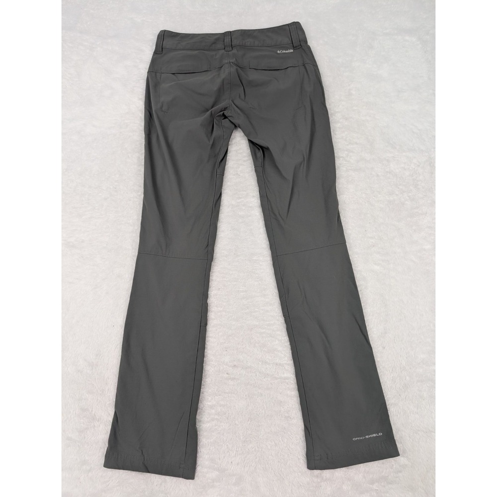 Columbia Omni-Shield Women's Size 2 Gray Roll-Up Hiking Pants Stretch Nylon - Picture 7 of 11